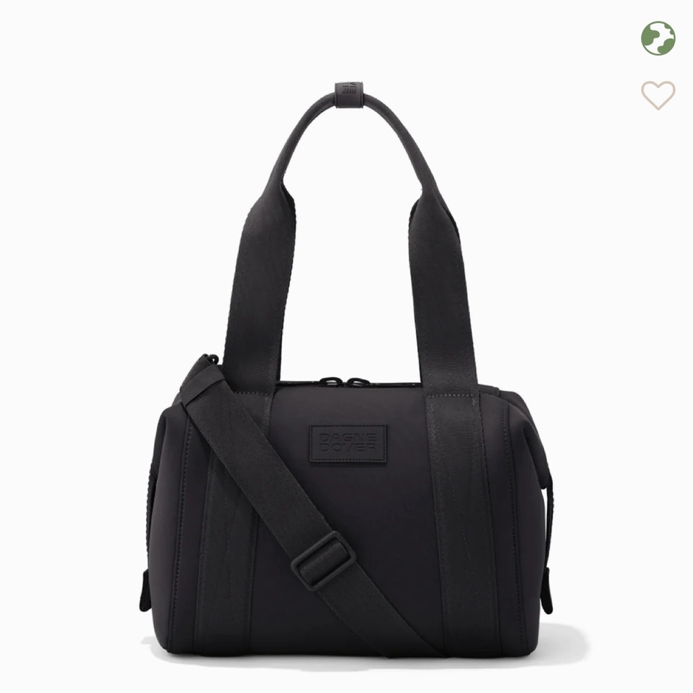 Dagne Dover Small Landon Neoprene Carryall Bag in Black